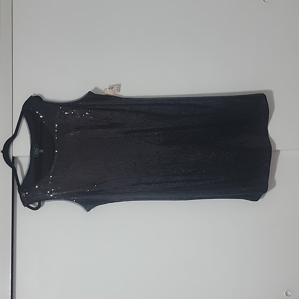 DRESS BLACK SEQUINS